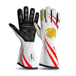 Momo Corsa Pro Gloves, White (FIA)